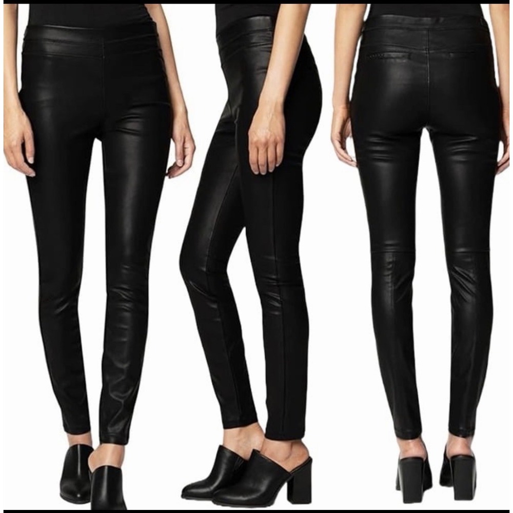 Blank NYC Black Faux Leather Pull‎ on Legging Size 29
